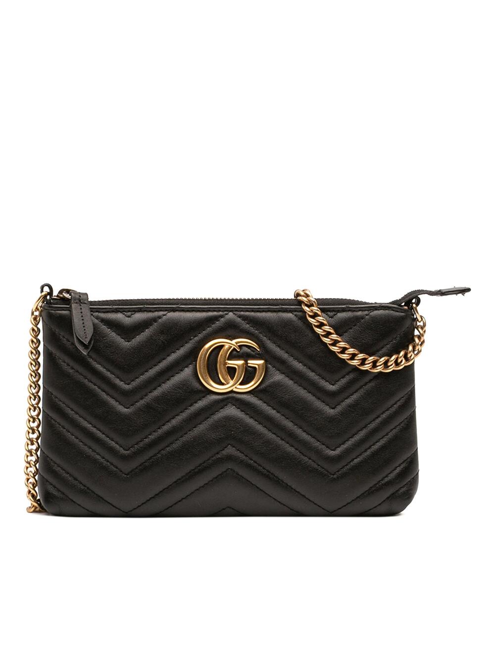 Gucci Gg Marmont Chain Shoulder Bag #367669G87B